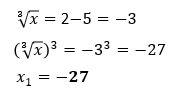 Índice de la raíz del ejercicio 1