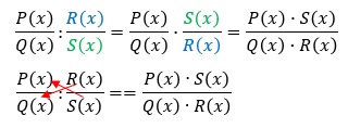 División de fracciones algebraicas