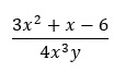 Fracciones algebraicas simples propias