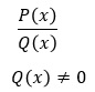 Fracciones algebraicas