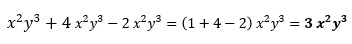 Suma y resta de términos algebraicos