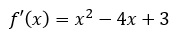 Derivada primera del ejercicio 1