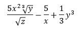 Expresiones algebraicas