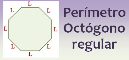 Perímetro del octógono regular
