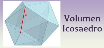 Volumen del icosaedro