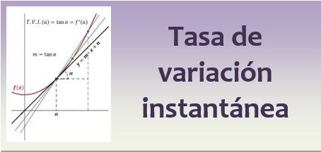 Tasa de variación instantánea