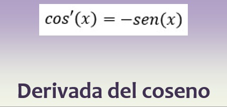 Derivada del coseno