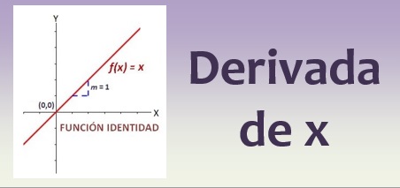 Derivada de x