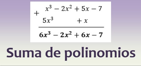 Suma de polinomios